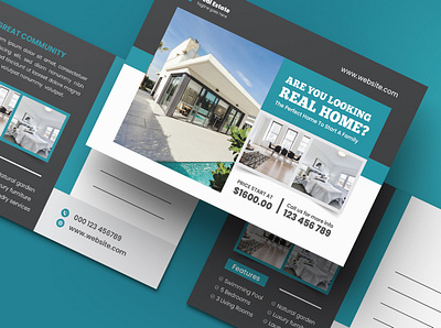 Real Estate Postcard Templates agency