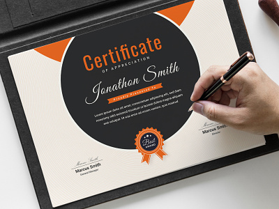 Modern Certificate corporate certificates