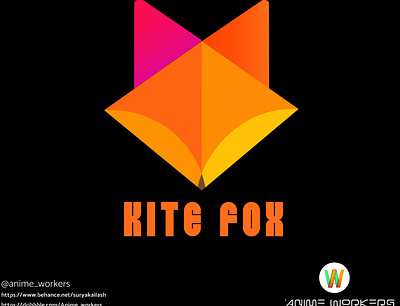 KITE FOX animation app design icon illustration typography ui ux vector web