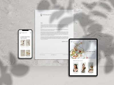 FLEURARE - Florist Branding & Website