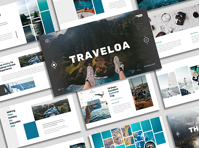 Traveloa Presentation Template design google slides powerpoint powerpoint template presentation design presentation template