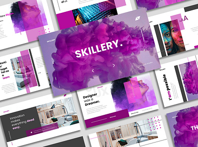 Skillery Presentation Template design google slides powerpoint powerpoint template presentation design presentation template