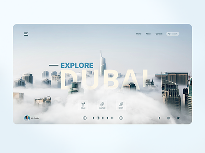 Web Design for Travel Site. landing page site design travel site design ui design web design