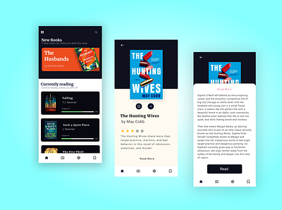 Book Reader App Design book app design book club app design. mobile app design rebound