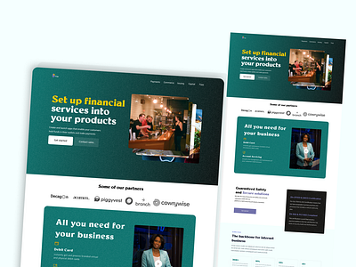 Financial Service website Design