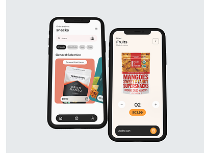 Ecommerce App for snacks