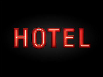 Neon Sign layer neon photoshop styles typography