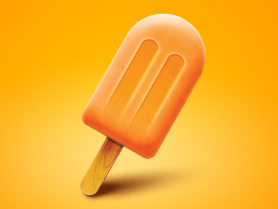 Popsicle food ice cream illustration photoshop posicle realistic sweet