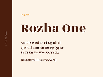 Rohza One app design design design inspiration font font inspiration font of the week fotw free fonts free typeface google fonts graphic design interface type inspiration typeface typography ui user experience user interface ux web design