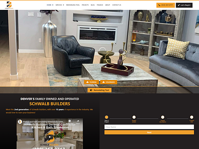schwalbbuilders com branding construction design elementor elementor pro elementor pro remodel remodeling ui ux web design webdesign website website design