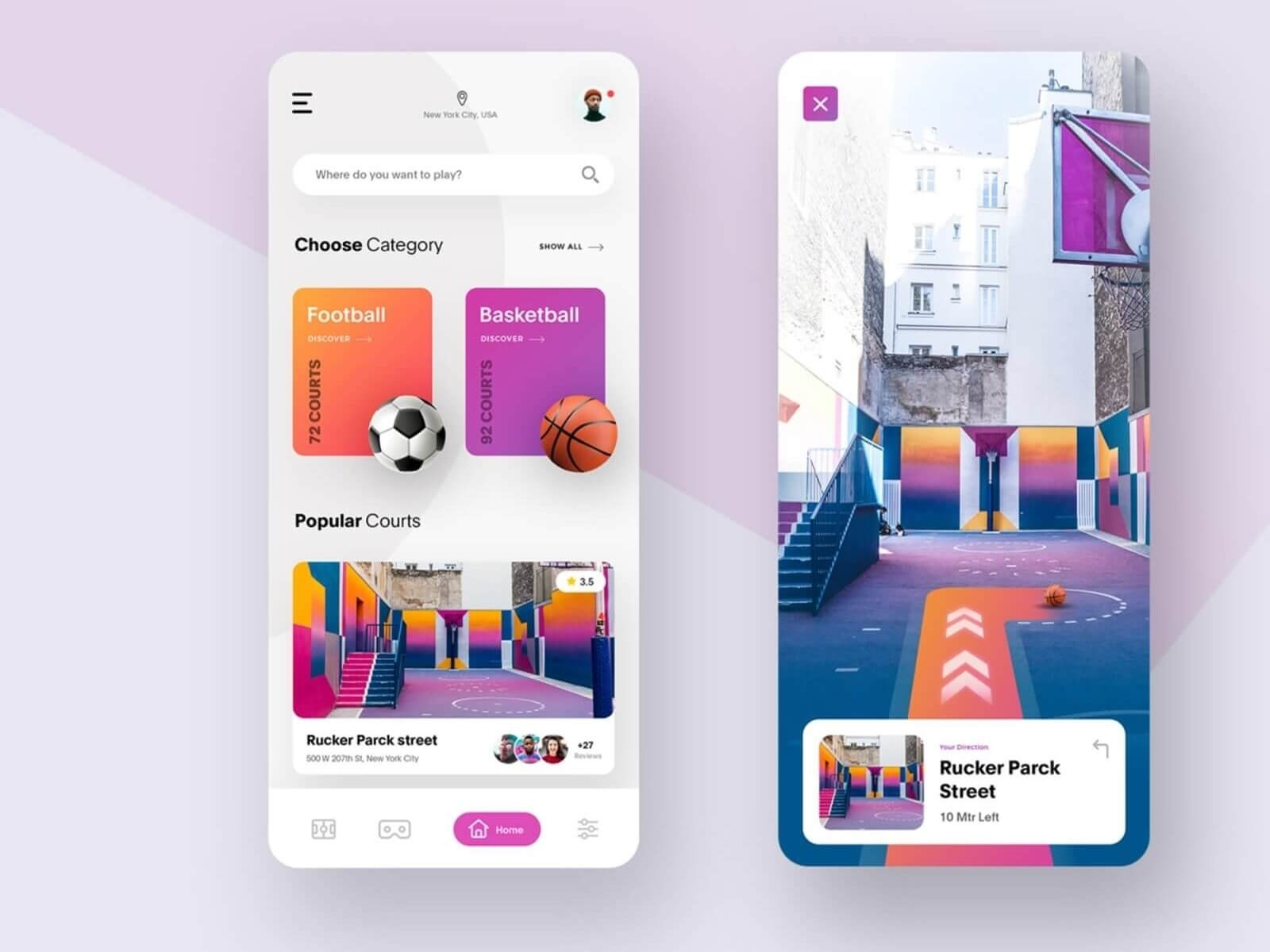 Sports App UI Design by RT TECH SOLUTIONS on Dribbble