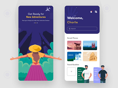 Travel App Design