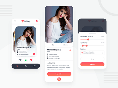 Dating App Design Concept