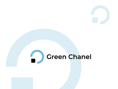 Green Chanel minimalist logo design branding graphic design logo