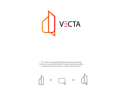 Vecta construction consulting company logo branding design graphic design icon illustration logo typography vector