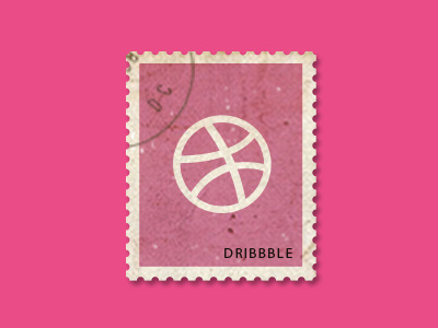 Dribbble stamp dribbble stamp stamp