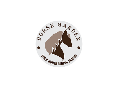 Horse Garden - Logo Design design logo logo design