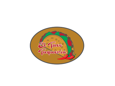 el Taco taqueria design logo logo design