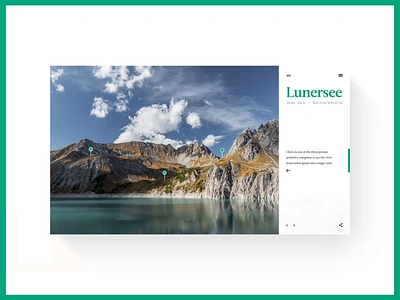 Lunersee animation austin austin texas camping explore gallery layout mountains outdoors photo primitive ui ui ux winter