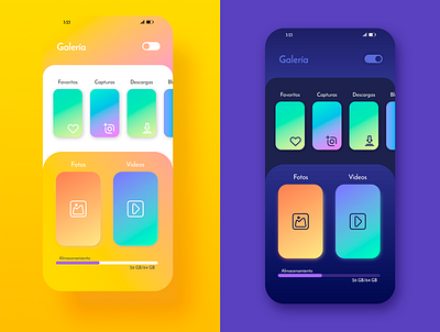 Gallery Simple & Modern android app androidapp app concept design designs gallery galleryapp ilustration interfacedesign ui uidesign