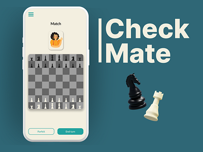 CheckMate: Chess App Design adobe app design branding figma figma design illustration ui ui design