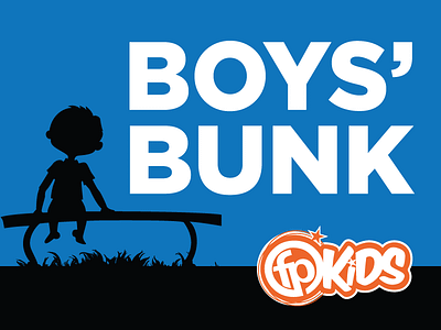 Boys Bunk Camp Sign camp church kids yard sign