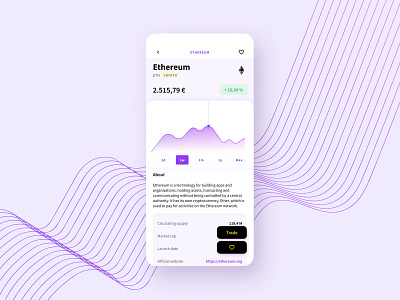 Fina, the social investing platform app banking crypto design investing trading ui ux