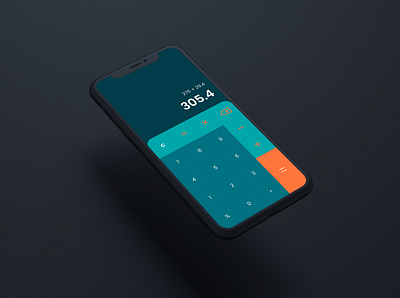 Calculator App 50 days design challenge calculator app ui ui inspiration uitrends user interface user interface design ux