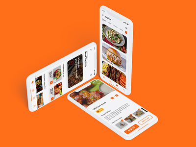 Food App app design food app ui uitrends user interface design user interface designer ux