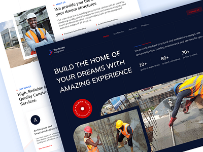 Construction Company Landing Page