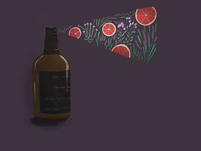 Illustration for brand of pillow spray