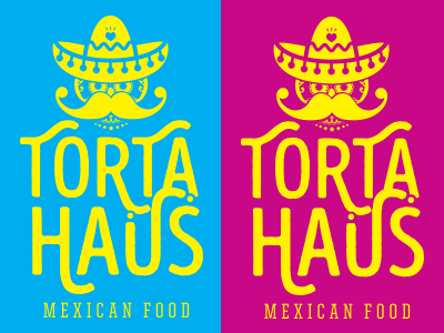 Torta Haus Logo branding logo mexican restaurant