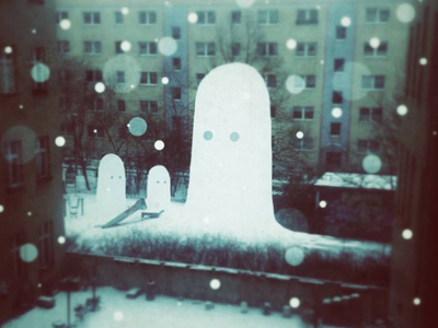 The snow creatures of Kreuzberg berlin character design snow winter