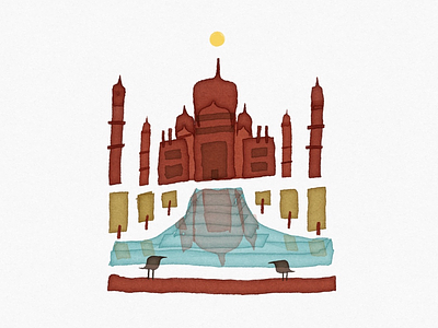 Taj Mahal agra art calligraphy design digital india ink sketch sketches