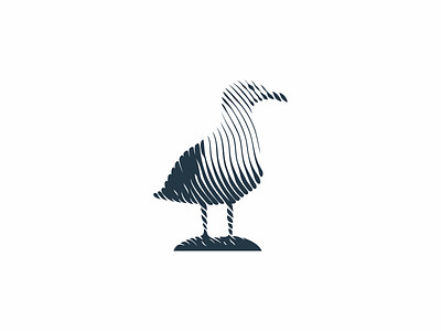 Seagull Lines animal bird design graphic design graphicdesign icon lines linestyle logo logo design logomark mark minimal mistershot modernism modernist pigeon seagull shadows symbol