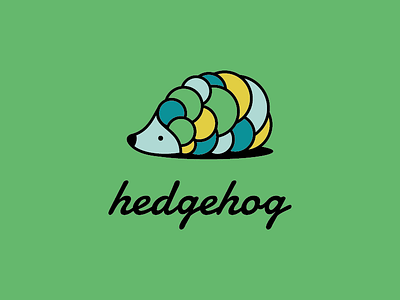 Hedgehog animal colors craft hedgehog icon kids logo mark mascot paper porcupine symbol