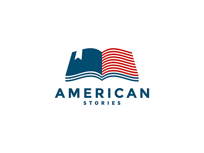 American Stories american book bookmark flag logo mark symbol usa