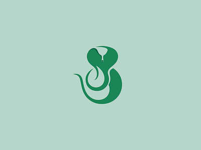 Cobra animal cobra icon logo mark minimal negative space poison reptile simple snake symbol
