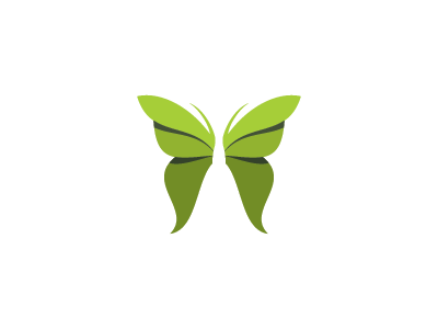 Psyche Butterfly butterfly logo mark origami psyche shadow symbol