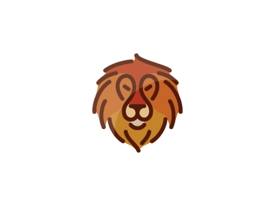 Leo animal icon lion logo mark symbol