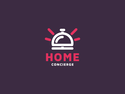 Home Concierge 2 concierge home icon logo mark ring simple symbol