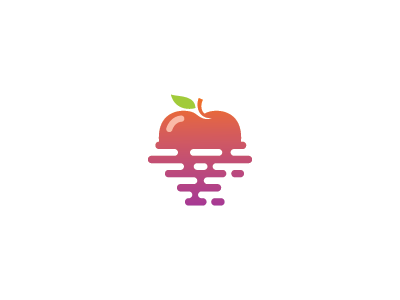 appletide apple float fresh fruit icon logo mark mistershot symbol water