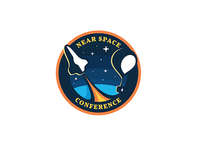Near Space Conference balloon experiment logo patch research rocket space stratosphere
