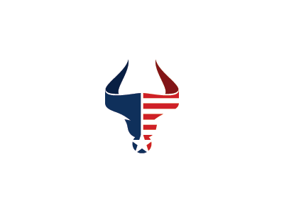 American Bull american bull cattle flag icon logo mark mistershot star symbol