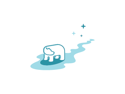 Polaris animal bear ice logo mark melting north north star polar bear polaris pole star star