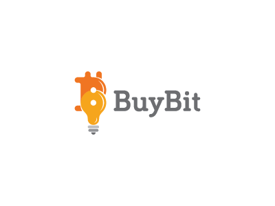 BuyBit b bitcoin bulb currency icon light bulb logo mark money wallet