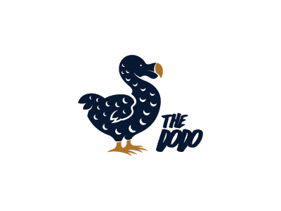 The Dodo bird dodo logo mark