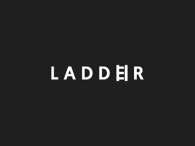 Ladder ladder logo mark wordmark