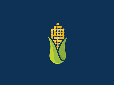 Food Tech analytics corn farm farming food logo tech technology