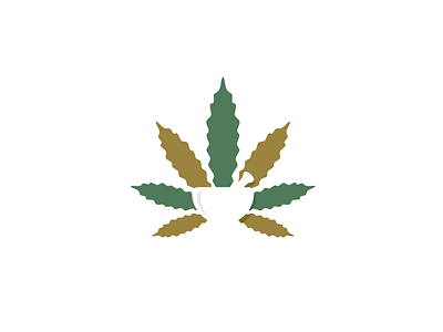 Cannabis Extracts cannabis leaf logo marijuana mortar negative space pharmacy